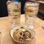 立呑み晩杯屋 - 煮込み(玉子入り)   150円