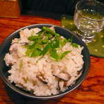 家のごはん - 三浦の畑から～おろぬき椎茸のごはん。間引き椎茸のことらしい