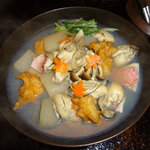 鮨でですけ - 牡蠣と大根入りおでん