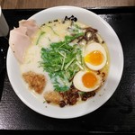 らーめん錦 - 白湯 塩らーめん 全部のせ