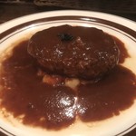 ビストロあじと - あじとの黒毛和牛あら挽きハンバーグ