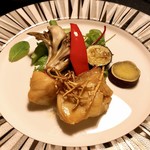 湯主一條 - 吉次味噌柚庵焼　添え野菜