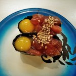 回転寿司すノ家 - マグロユッケ