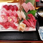 みなと市場 小松鮪専門店 - ◆「まぐろ握り」お正月限定バージョン