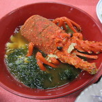 민슈쿠 료칸 마츠모토 - 伊勢エビのみそ汁