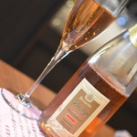 ワインバー バッカス - ハッピーアワーセット（１，１００円＋１５０円）の『ブルエット・プレステージ・ロゼ・ブリュット』２０１８年１２月