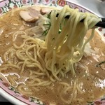 餃子の王将 - 餃子の王将ラーメンの麺