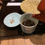 そば旬彩 千風 - ☆少し、温かいお蕎麦のおつゆを足して、蕎麦湯を頂きました☆☆☆☆☆後味の余韻に浸りました。