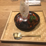 祇園 にし - 失態！美味しすぎて、デザート食べちゃった。