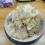 麺屋十郎兵衛 - 煮干十郎（汁なし・全部増し・上から）
