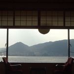 春帆楼 - 部屋からの眺め（関門海峡）