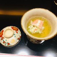 日本料理 徳専 - 蟹の蒸し物