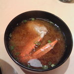 寿司 とちの木 - ランチセットの蟹汁