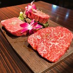 俺の焼肉 - 2019.01　シャトーブリアン・やわらかももステーキ・ザブトンステーキ　