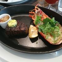 BLT STEAK GINZA - プライム フィレミニヨン 150g & ロブスターのグリル 