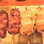 Yakitori Don - 181228金　東京　焼鳥どん西巣鴨店　はらみ、チーズささみ各80円