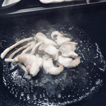 門前仲町 三久 - ゲソバター800円くらい