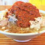 にかいや - オロチョンラーメン＋トッピング全部