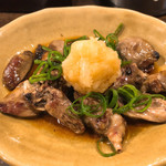 金町製麺 - 鶏ハツおろしポン酢 390円