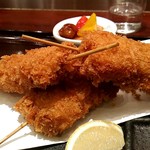 Sousaku Kushiage Souzai Kushi-Kushi - 食べごたえ有りの豚ヒレ3串。