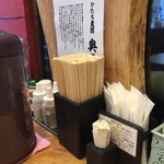 Noukou Niboshi Soba Menshou Hamaboshi - 卓上調味料