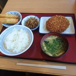 Okayama Nishizaki Shokudou - 一品定食（690円）2019年1月