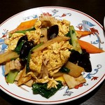 Rakuzen - 豚肉、玉子とキクラゲ炒め