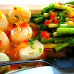 高雄圓山大飯店 - ホタテと野菜の蒸し物