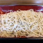 そば処 大和 - 正月仕様の更科そばのアップ