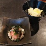 ブッフェダイニングポルト - ねぎとろ丼とうどん