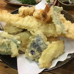 谷町 一味禅 - 天ぷら盛り合わせ（￥1200）