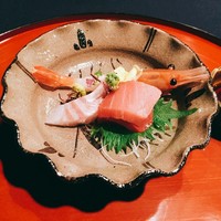 和乃八窓庵 - ボタンエビ、鯛、中とろ