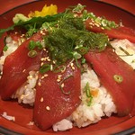 さかなやのmaru寿司 - 本マグロ漬け丼セット（￥1296）