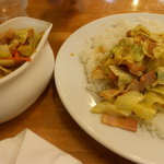 夢民 本店 - ベーコン野菜 ３ホット 小盛り