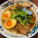 もんど - 蔵出し醤油麺　味玉付き　2018.12