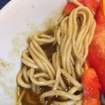 とものもと - ややパツパツの麺にとろみのあるカレースープが絡む！