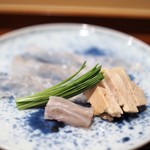 津の守坂 小柴 - 平目とあん肝