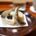 津の守坂 小柴 - 富田林の海老芋と琵琶湖の諸子