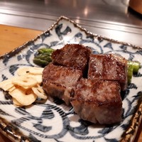 OSAKA きっちん 銀座本店 - 和牛の鉄板焼き✨✨おー、ちゃんと和牛を使うとは！Σ(￣□￣;)