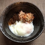 食彩厨房 甚兵衛 - 親がにの温泉卵のせ