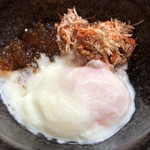 食彩厨房 甚兵衛 - 親がにの温泉卵のせ