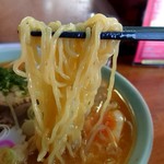 味喜多 - 肉もやし味噌らーめん 麺アップ（201812）