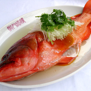 「今天的海鲜料理」⇒⇒可以選擇烹調方法和調味料的魚類料理很受歡迎♪