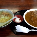 はれやま食堂 - 『塩ラーメン』と『カレーライス』