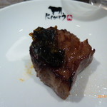 にくがとう - 厚切り特上タンと羅臼昆布海苔