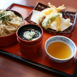 和風レストランまるまつ - 天ざる（\698税抜き）