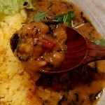 SPICY CURRY 魯珈 - ひじきと豆の雑煮カレー