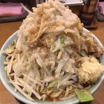 麺屋 まんてん - ラーメン300g（ヤサイ・ニンニク・アブラまし）