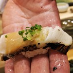 鮨処 多田 - 握り　淡路の寒鰆