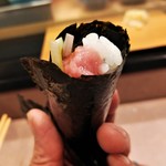 鮨処 多田 - 手巻き　爆裂ねぎトロ巻き　